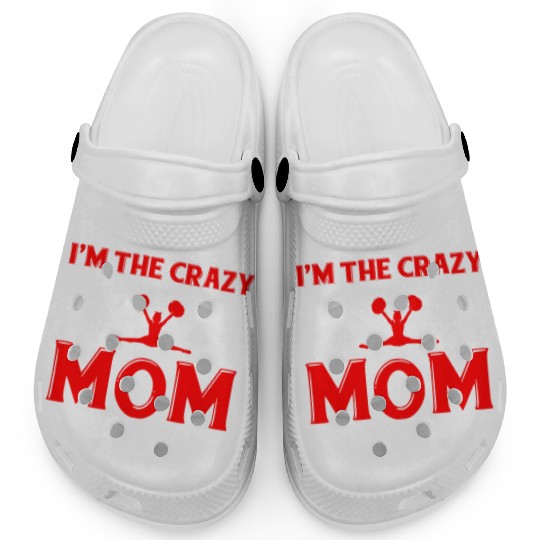 Crazy Cheer Mom Cheerleading Mommy Mother's Day Clogs