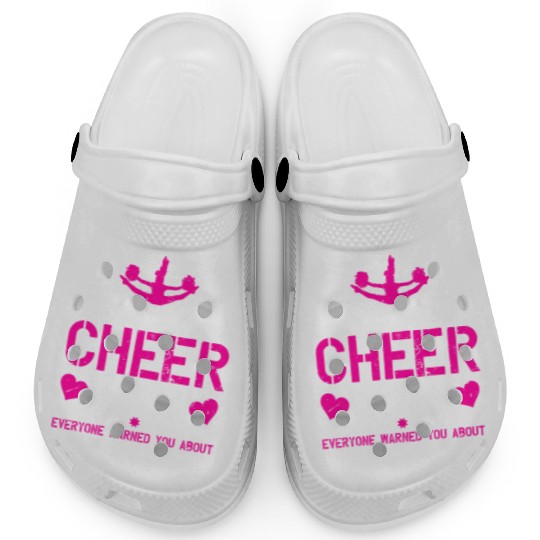 Crazy Cheer Mom Cheerleading Mommy Mother's Day Clogs