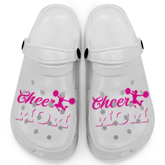 Cheer Mom Funny Cheerleading Mommy Mother's Day Clogs