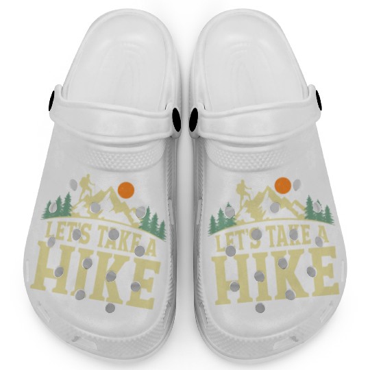 Let's Take A Hike Hiker Hiking Clogs