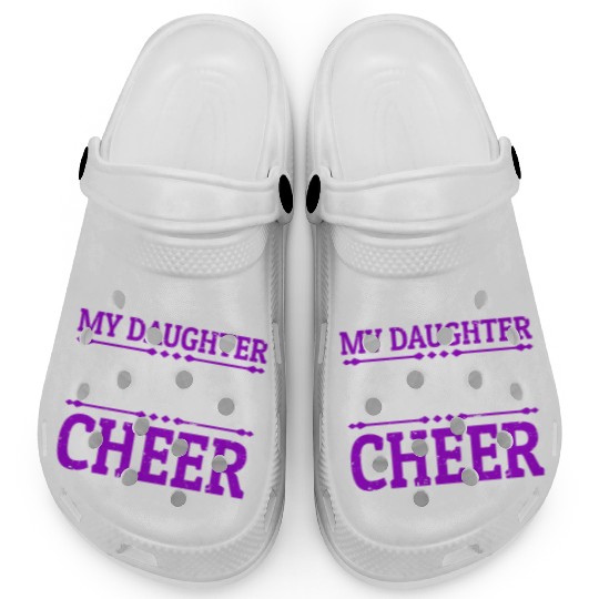 My Daughter Cheer Mom Cheerleading Mother's Day Clogs