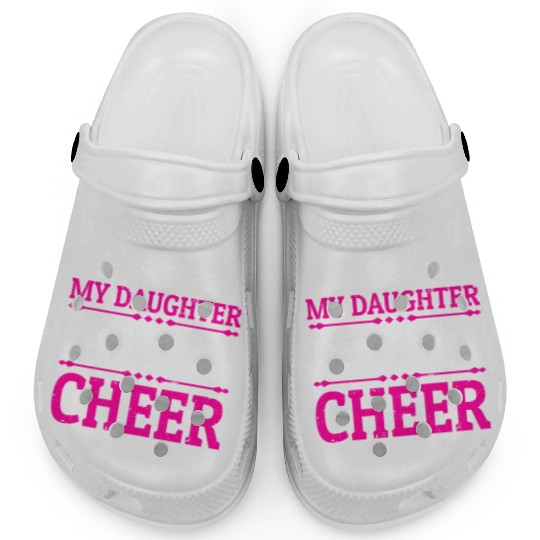 My Daughter Cheer Mom Cheerleading Mother's Day Clogs