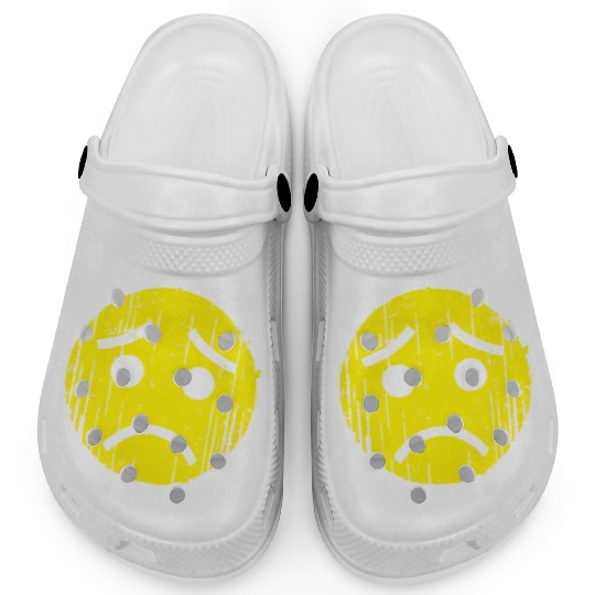 Depressed Emoticon Clogs