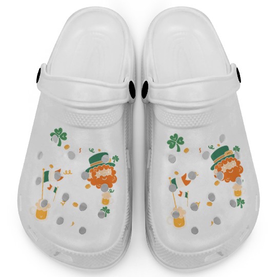 Irish Pub Shamrock Gold Belfast Clogs