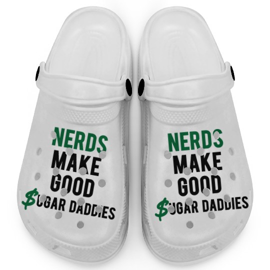 Nerd Art, Nerds Make Good Sugar Daddies Digital Clogs