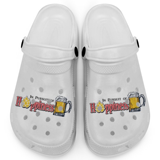Happiness Brew Beer Mug Design Clogs