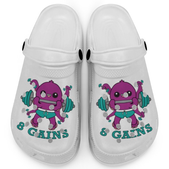 Octopus and 8 Gains Clogs