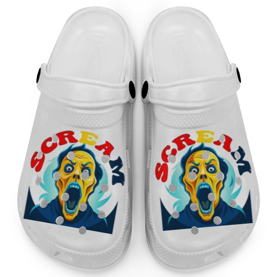 Scream Vintage Halloween Clogs