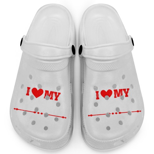 I Love My Daughter to Dad Funny Father's Day Daddy Clogs