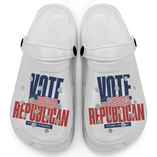 Vote Republican Election 2024 Clogs design