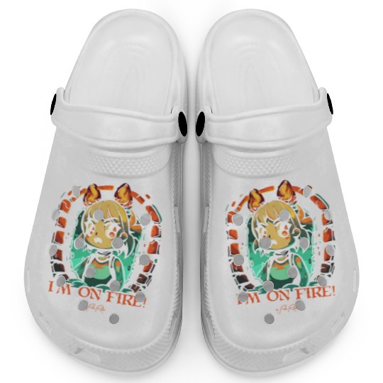 I Am on Fire in the Dungeon Clogs