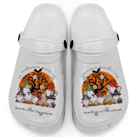 Hanging With My Gnomies Gnomes Halloween Clogs