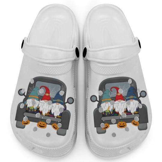 Halloween Gnomes Pumpkin Cute Creepy Halloween Clogs