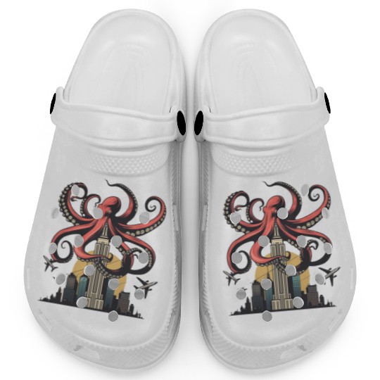 Big Octopus on Building Clogs