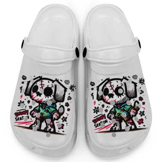 Spooky season zombie dog Clogs