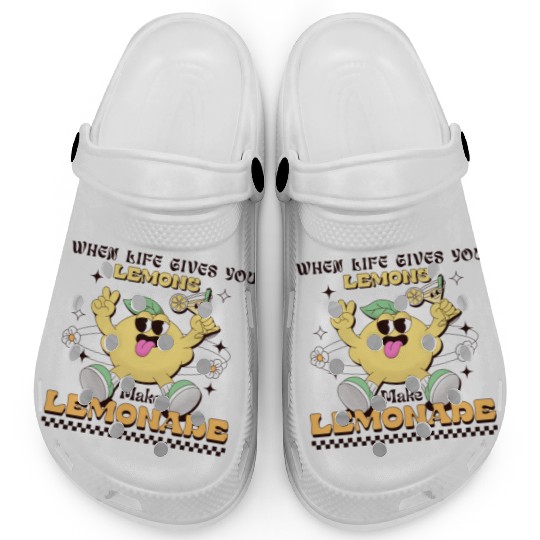 Lemon Quote Clogs