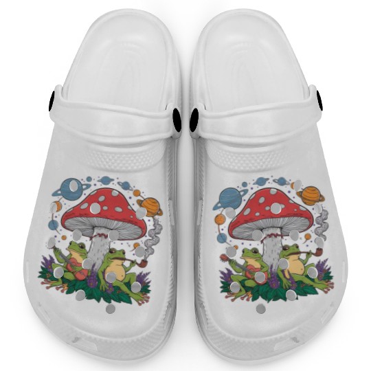 Galactic Frogs and Mushroom Haven Clogs