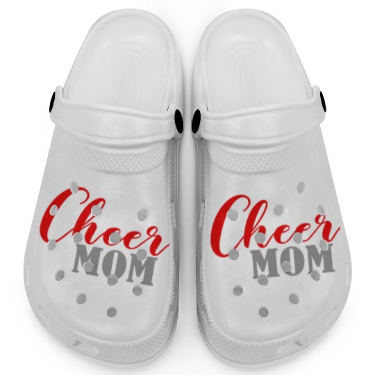 Cheerleader Proud Cheer Mom Pride Sports Supporter Clogs
