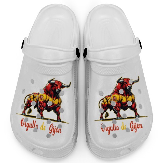 The Pride Gijón flag design Clogs