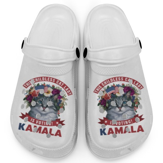 Childless Cat Lady is voting kamala Clogs