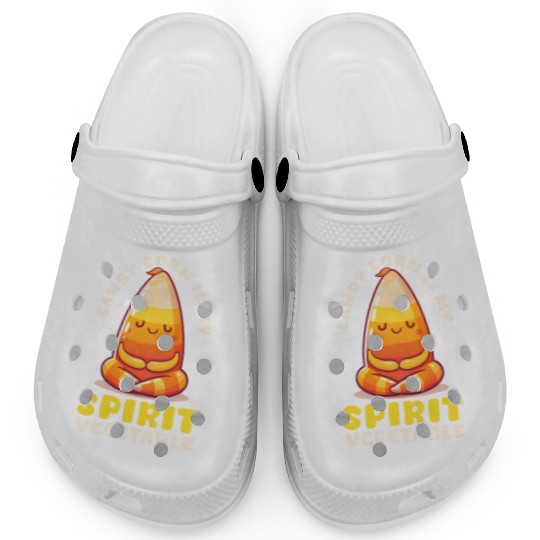 Candy Corn Candy Corn Is My Spirit Vegetable Clogs