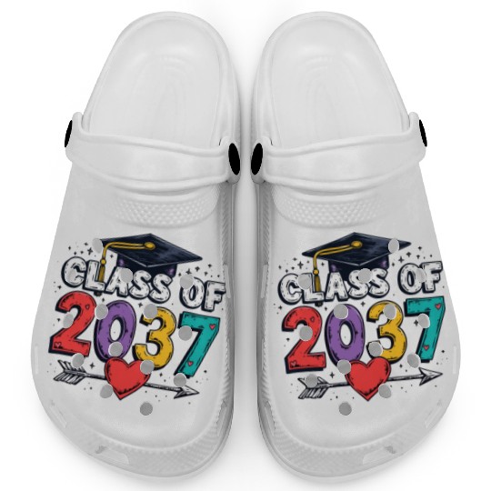 Celebrating the Class of 2037: A Colorful Future Clogs