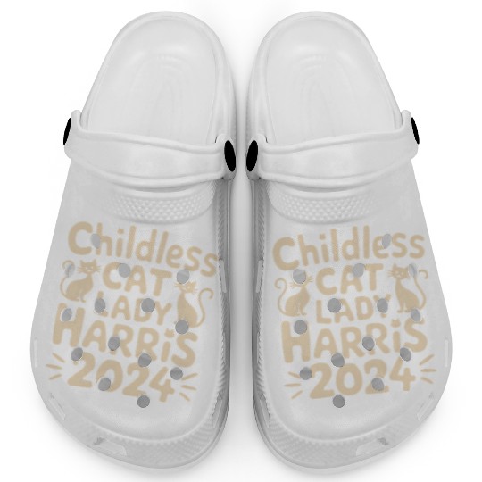 Childless Cat lady Kamala Harris Clogs