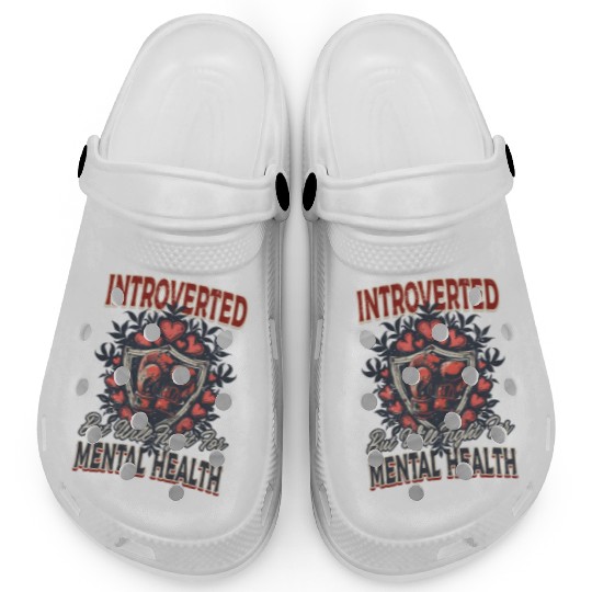 Depression Awareness Introverted Fight Mental Heal Clogs