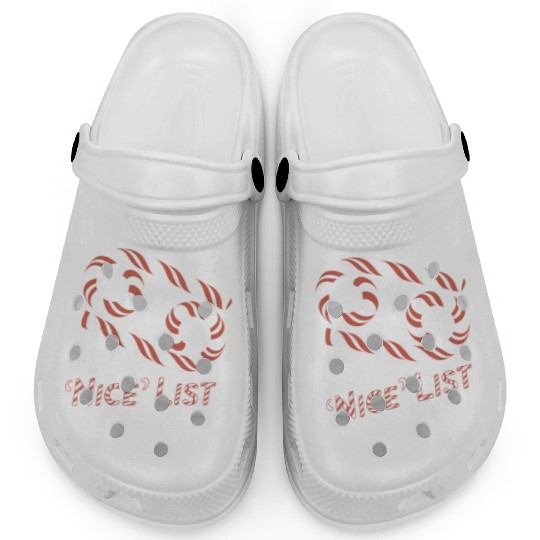 Funny Cancer Zodiac Christmas: Nice List Clogs