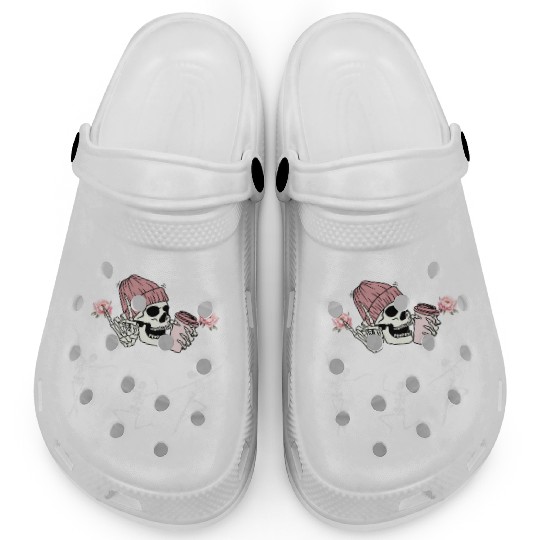 I Love My Attitude Problem Funny Dancing Skeleton Clogs