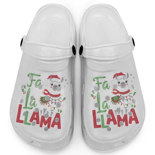 FA LA LA LLAMA Clogs