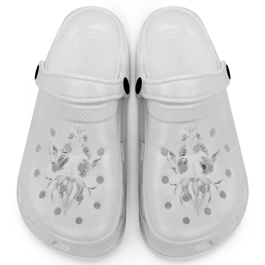 Surreal Insect Anatomy White Ink Clogs