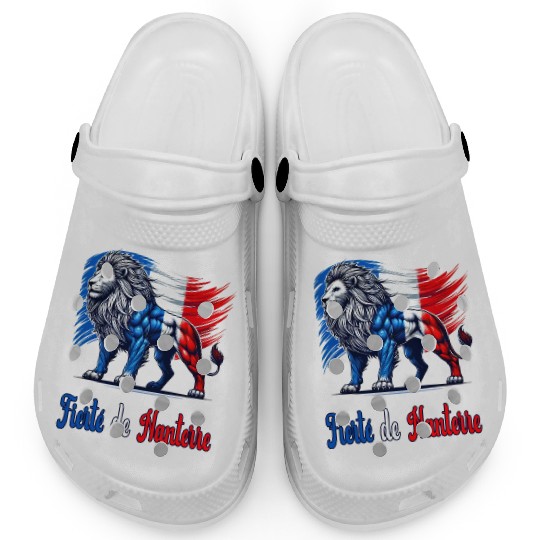 The pride of Nanterre flag design Clogs