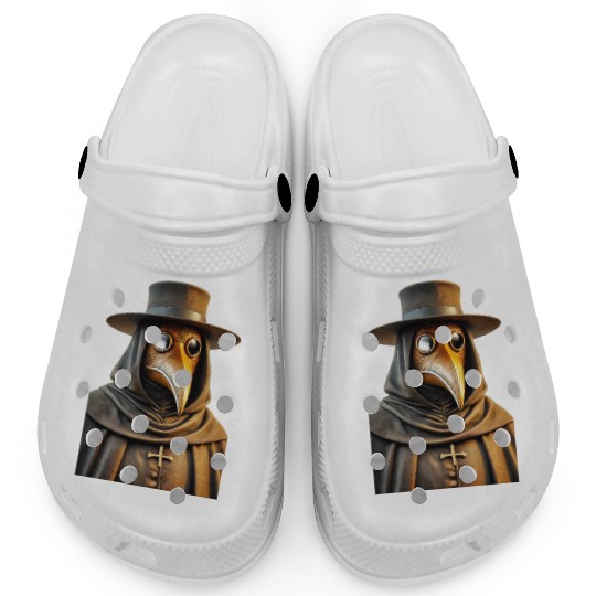 Golden Plague Doctor Clogs