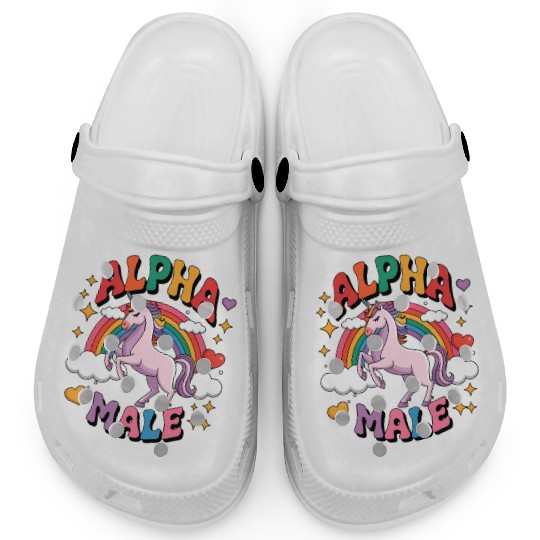 Alpha Male Unicorn Clogs