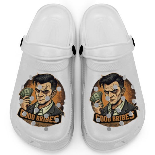 Good Bribes - Gangster Holding Cash Clogs