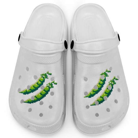 8 Bit Pixel Peas Clogs