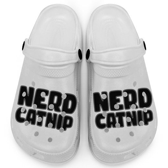 Nerd Catnip Funny Nerd Lover Nerdy Catnip Made Me Clogs