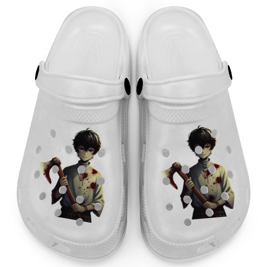 Anime boy & Axe Clogs