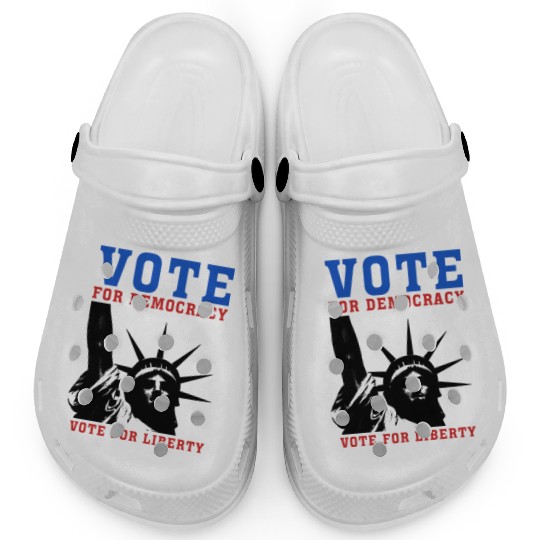 Vote for Democracy, Vote For Liberty - Election Clogs