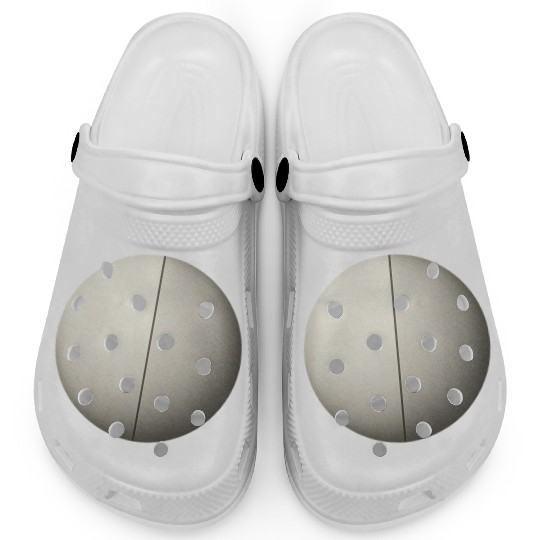 geometric circle Clogs