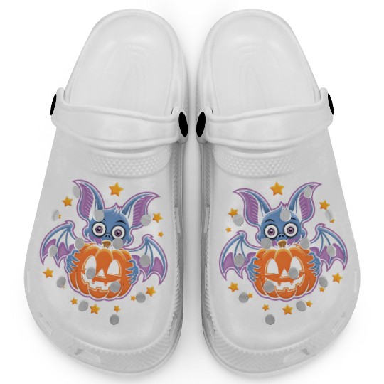 Spooky Bat Clogs