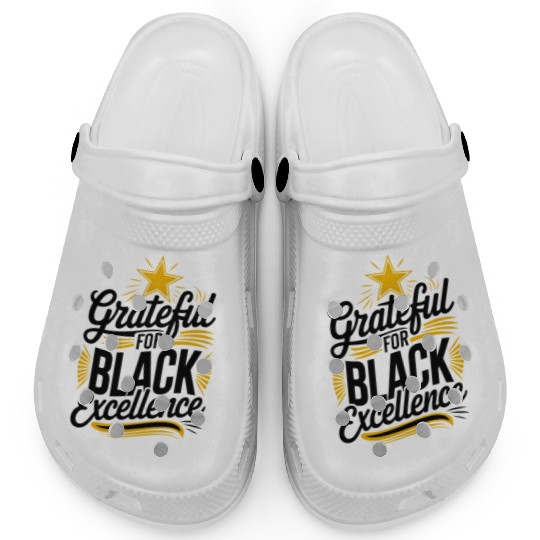 Grateful for Black Excellence Clogs