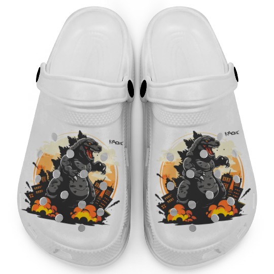 Attack of the giant lizard Clogs