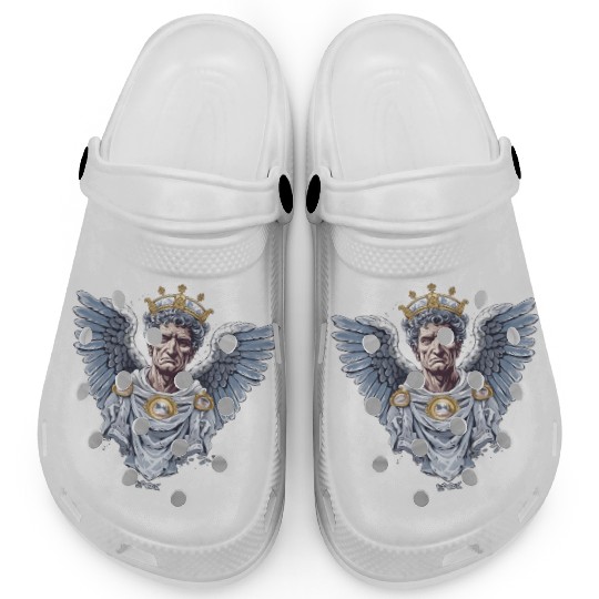 Emperor Caesar with Angel Wings Clogs