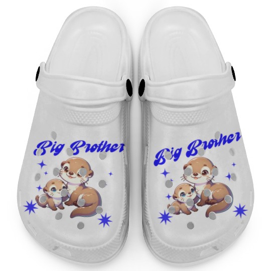 Soon I'll Be A Big Brother, Sweet Otter Brother Clogs