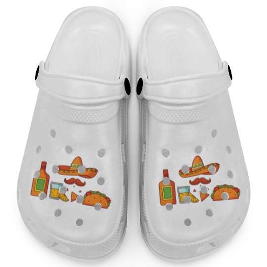 Tacos & Tequila Funny Taco Lover Saying Slogan Clogs