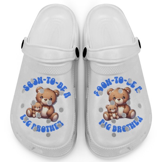 I'm Going To Be A Big Brother Cute Teddy Bears, Clogs