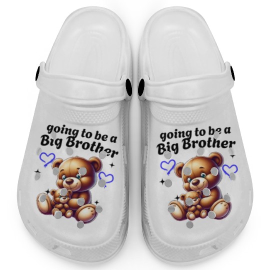 I'm Going To Be A Big Brother Cute Teddy Bears, Clogs