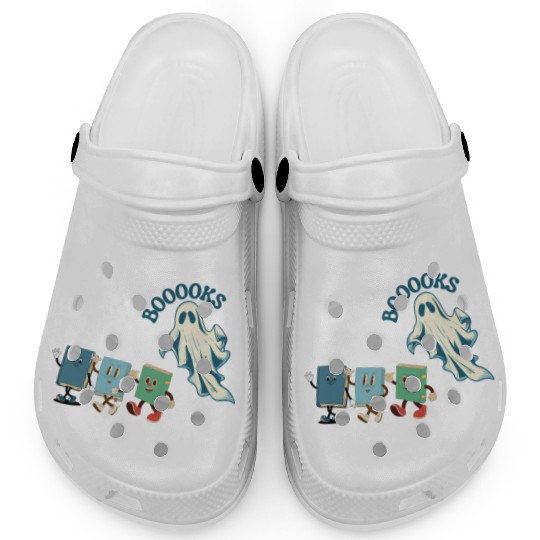 Ghost and Booooks! Clogs